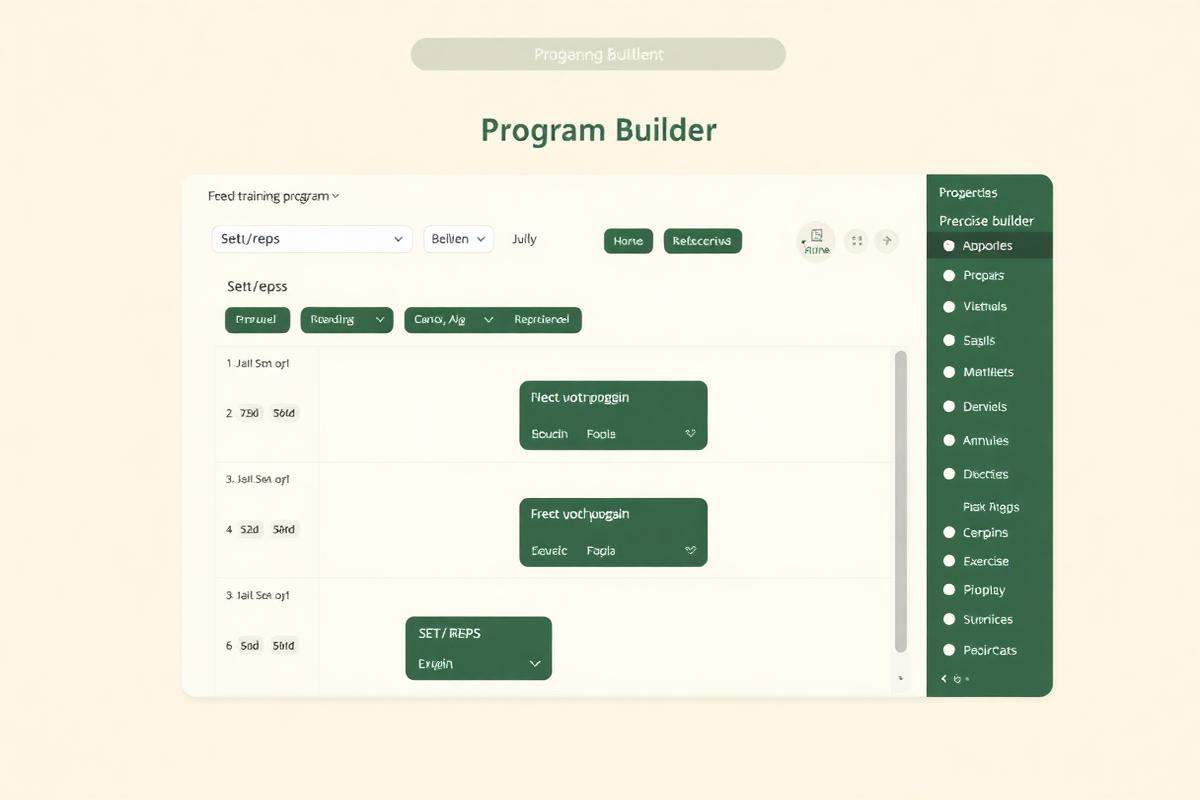 Program & Template Builder preview